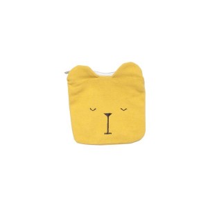 Fabelab Animal Coin Pouch Bear Yellow