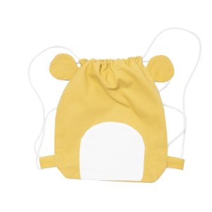 Fabelab Animal String Backpack Bag Bear Yellow