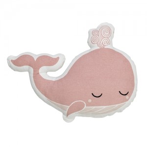 Bloomingville Mini Cushion Whale Rose