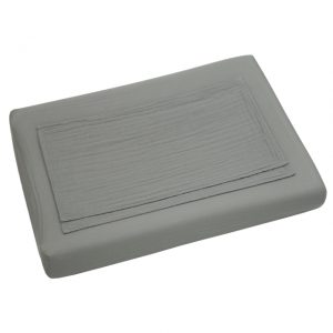Numero 74 Changing Pad Fitted Cover Square Silver Grey