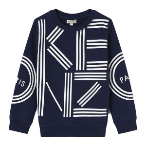 Kenzo AW17 Logo Sweatshirt Navy Blue