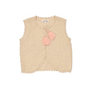 Louise Misha AW17 Gilet Vest Sila Beige