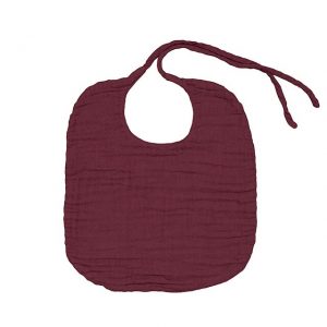 Numero 74 Baby Bib Round Red Macaron