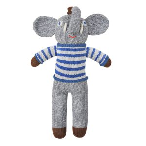 BlaBla Kids Knit Doll Elephant Rivier