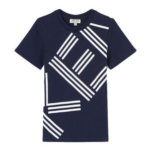 Kenzo Kids AW17 T-shirt Kenzo Logo Ultra Navy