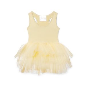 Plum NYC B.A.E Racer Back Tutu Penny Lemon Yellow