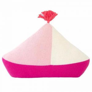 BlaBla Kids Cushion Pillow Pink Boat