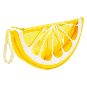 Sunnylife See Thru Clutch Lemon