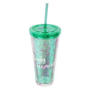 Sunnylife Glitter Tumbler Flamingo