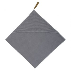 Numero 74 Baby Towel Waffle Stone Grey