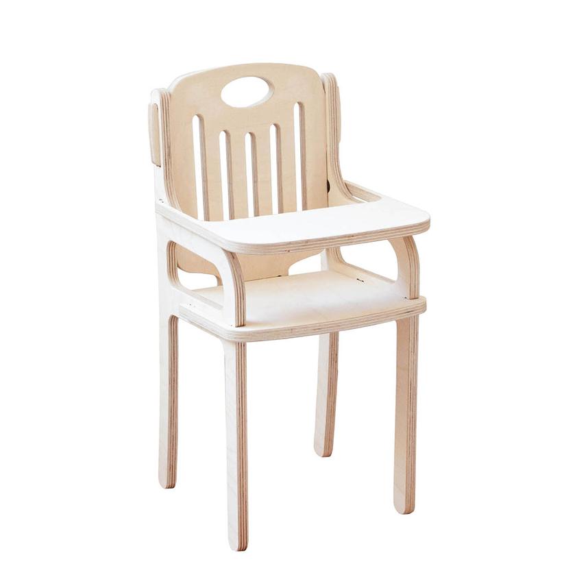 wooden play high chair