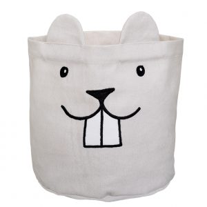 Bloomingville Mini Storage Bag Cotton Nature Rabbit With Ears