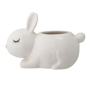 Bloomingville Mini Jar White Rabbit Stoneware