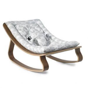 Charlie Crane Baby Rocker Levo Walnut Moumout Cloud