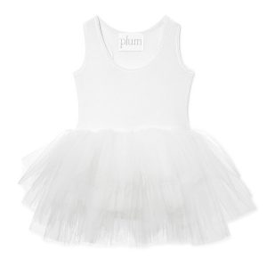 Plum NYC B.A.E Racer Back Tutu Lucy White