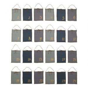 Numero 74 Advent Calendar Gift Bag Mix Blue