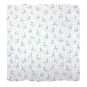 Mister Fly Muslin Wrap Unicorn Allover Print