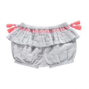 Louise Misha SS18 Baby Paula Bloomers Silver Blue