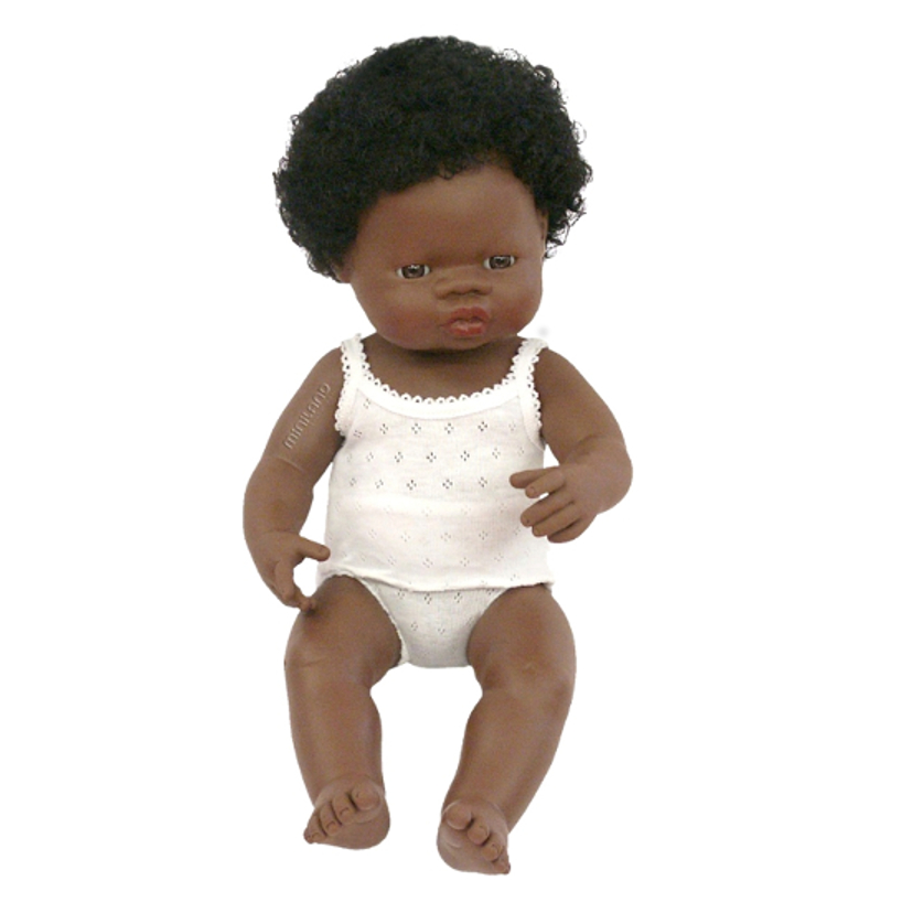 miniland black doll