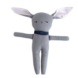 Elliefunday Doll Monsieur Lapin Bunny Grey