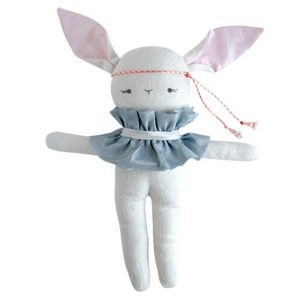 Elliefunday Doll Mademoiselle Mille Lapin Bunny White / Baby Blue