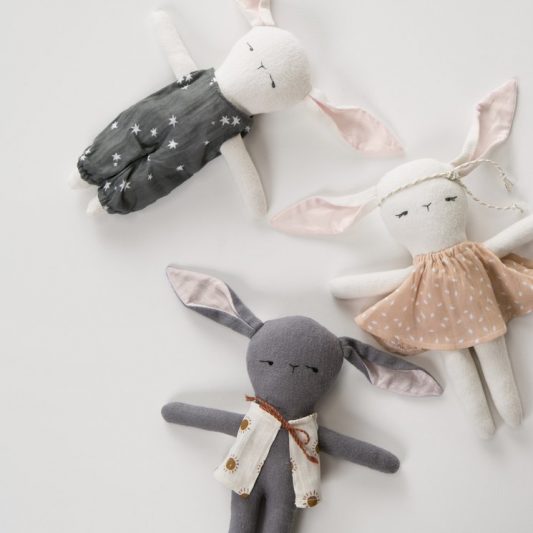 Elliefunday x Rylee + Cru Boy Bunny White Doll With Stardust Jumpsuit ...