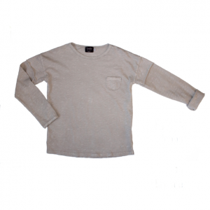 Tocoto Vintage SS18 Long Sleeve Double T-shirt Light Tan