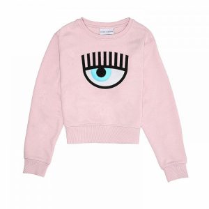 Chiara Ferragni Kids Sweatshirt Eye Logo Pink