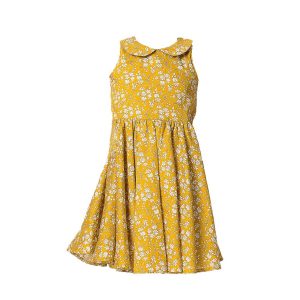 Pretty Wild Maria Dress Mustard Capel