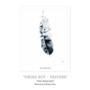 Unclebearskin Viking Feather Print A2