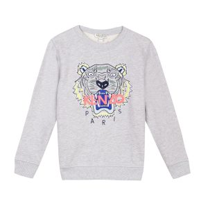 Kenzo Kids SS18 Sweatshirt Tiger Marle Grey