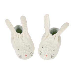 Meri Meri Baby Booties Bunny Mint (0 - 6 MONTHS)