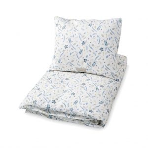 Cam Cam Adult Bedding Pressed Leaves Blue Single