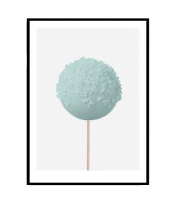 Kreativitum Print Cake Pop Mint 50x70cm