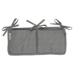 Konges Sløjd Quilted Bed Pockets Sea Shell Storm Grey