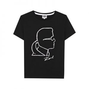 Karl Lagerfeld Kids Karl Print T-Shirt Black