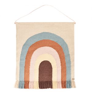 OYOY Follow The Rainbow Wall Rug Multi