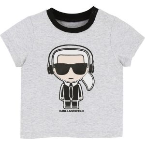 Karl Lagerfeld Kids Karl Baby T-shirt Grey