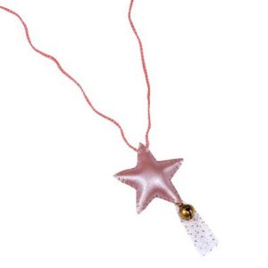 Numero 74 Iridescent Star Necklace Pink