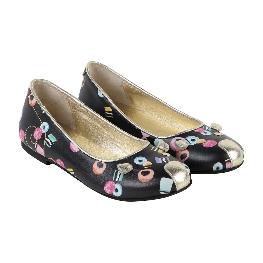 Little Marc Jacobs SS18 Candy Mouse Ballerina Leather Flats - &