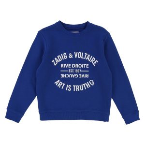 Zadig & Voltaire Kids SS18 Sweatshirt Electric Blue