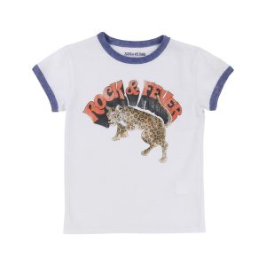 Zadig & Voltaire Kids SS18 Rock & Fever White T-Shirt