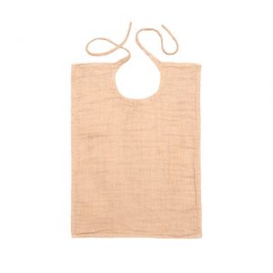 Numero 74 Baby Bib Square Pale Peach