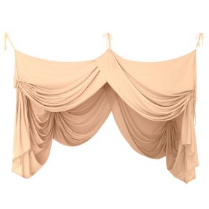 Numero 74 Bed Drape Single Pale Peach