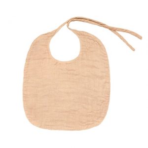 Numero 74 Baby Bib Round Pale Peach