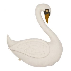 Numero 74 Vicky Swan Cushion Natural