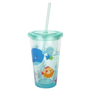 Sunnylife Glitter Tumbler Under The Sea Blue