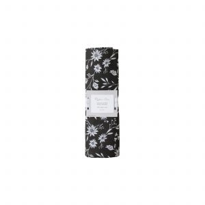 Rylee + Cru Organic Swaddle Midnight Floral