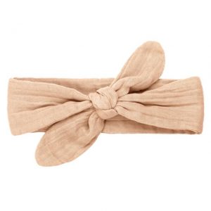 Numero 74 Romy Bow Headband Pale Peach