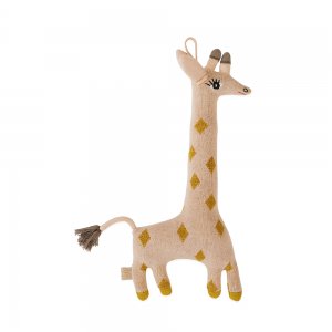 OYOY Cushion Darling Baby Guggi Giraffe Rose